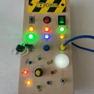 Ontvangen Montessori Drukke Bord met LED-lampjes van klant A***a.