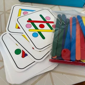 Ontvangen Houten Regenboog Stok Puzzel van klant H****h.