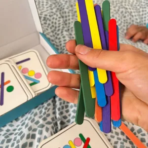 Ontvangen Houten Regenboog Stok Puzzel van klant J***y.