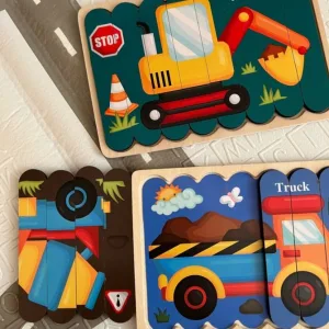 Ontvangen 3D Houten Strip Cartoon Puzzel van klant P***e.