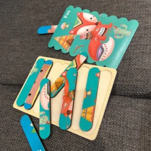 Ontvangen 3D Houten Strip Cartoon Puzzel van klant E****n.