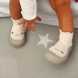 Ontvangen Baby Eerste Walker Slip-On Sok Schoenen van klant B***e.