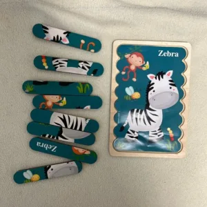 3D Houten Strip Cartoon Puzzel ontvangen van klant A****e.