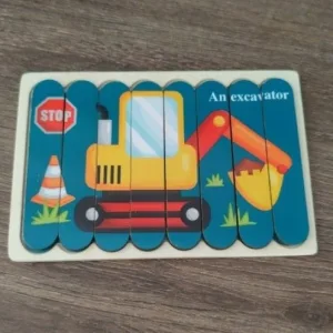 3D Houten Strip Cartoon Puzzel ontvangen van klant K****e.