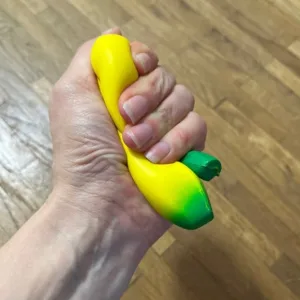 Ontvangen Anti-Stress Kneedbare Banaan Speeltje van klant T****n.