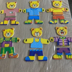 Ontvangen Houten Verkleed Puzzel Set van klant J****n.