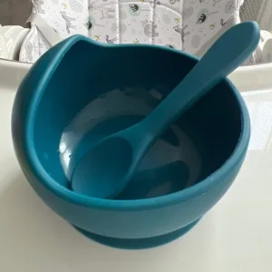 Siliconen zuigkom met lepel ontvangen van klant H**e.