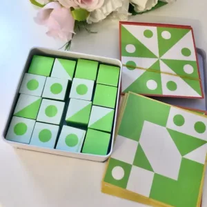 Ontvangen Verborgen Blok Patroon Match Puzzel van klant L***n.
