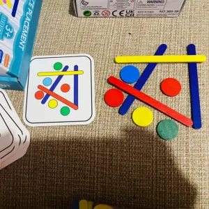 Houten Regenboog Stok Puzzel ontvangen van klant M***o.