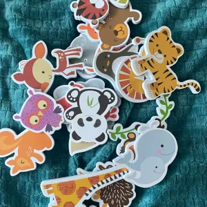 Ontvangen Schuimdier Badtijd Stickers van klant K***i.