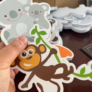 Ontvangen Foam Animal Bath Time Stickers van klant E****d.