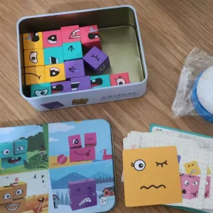 Ontvangen Expression Puzzle Building Blocks Game met bel van klant N****a.