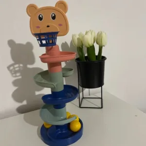 Ontvangen Montessori Draaiend Spoor Rollende Bal Speelgoed van klant R****l.