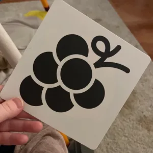 Ontvangen zwart-witte contrast visiekaarten van klant S***e.