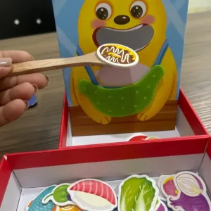 Ontvangen Montessori Simulatie Voedingsspel van klant N***e.