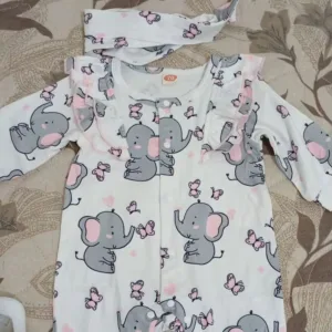 Ontvangen Baby Lange Mouwen Romper met Hoofdband van klant N***u.