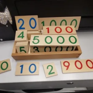 Houten Nummers Kaart voor Wiskunde Leren ontvangen van klant A****e.