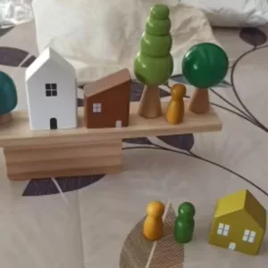 Ontvangen Montessori Stapelspeelgoed Houten Blokken van klant S***l.