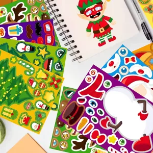 christams sticker puzzle