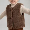 winter vest, plush vest, lamb wool vest, buttoned vest, button up vest, warm vest