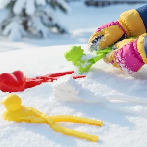 4pcs snow mold, snowball animal mold, snowball mold