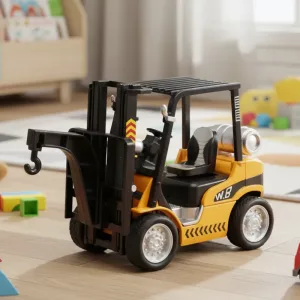 construction truck toy, forklift toy, crane toy, crane truck toy