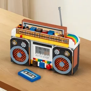 DIY Retro Radio Model Bouwstenen Speelgoed voor Kinderen