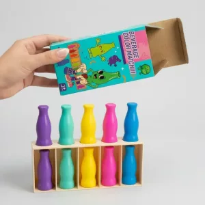 colour matching game, fun beverage matching game