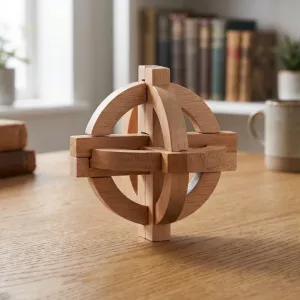 Houten Globe Breinbreker Puzzel
