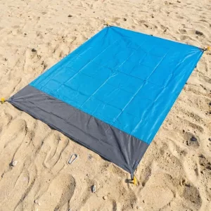 Waterdichte Stranddeken Picknickkleed met Trekkoordzak